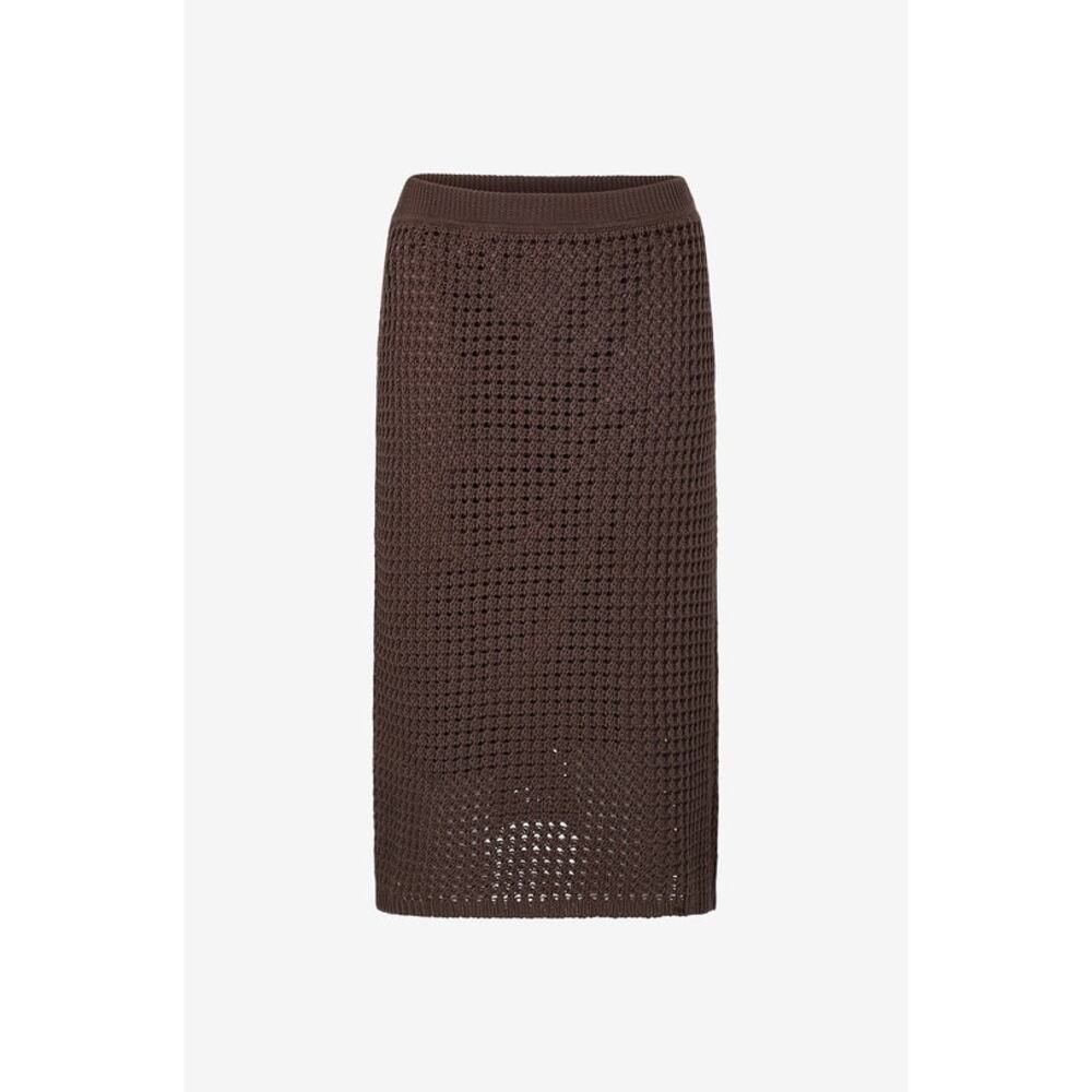 NWOT Theory Cotton Crochet Coastal Boho midi skirt